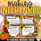 Making Inferences Activity Task Cards