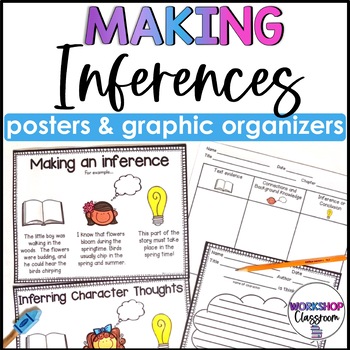 Preview of Making Inferences - Anchor Charts & Graphic Organizers