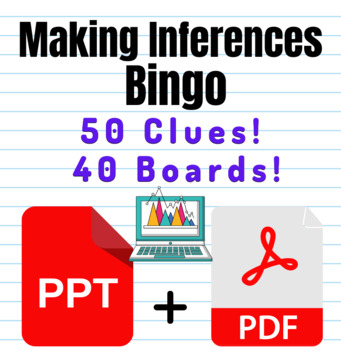 Preview of Making Inferences Bingo