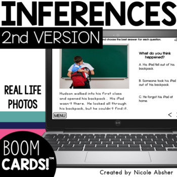 Preview of Making Inferences Boom Cards™