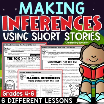 Preview of Making Inferences Worksheets Inferencing Activities Passages 4th 5th Grade