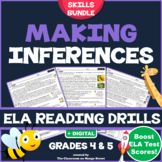 Making Inferences: ELA Reading Comprehension Worksheets | 