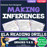 Making Inferences: ELA Reading Comprehension Worksheets | 