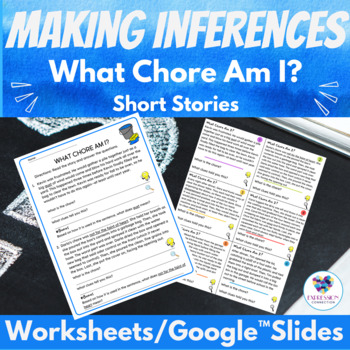 Preview of Making Inferences From Stories Short Answer 3-5th Grade Google™Slides