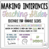 Making Inferences Google Teaching Slides