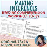 Making Inferences Graphic Organizer with Rubric Editable +