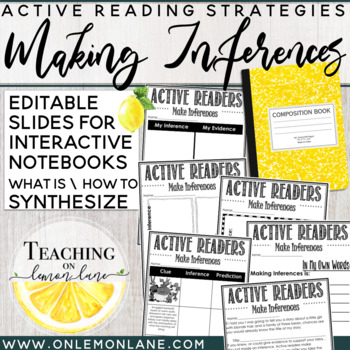 Preview of Making Inferences / Guided Reading / Active Readers / Any Text / Editable
