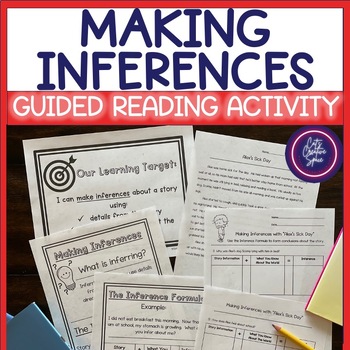 Preview of Making Inferences Guided Reading Activity & Lesson Plan - Small Group Reading
