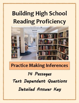 Preview of Making Inferences: High School Reading Skill Development Passages & Questions