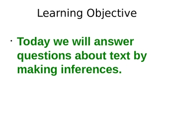 Preview of Making Inferences Powerpoint - R 2.2