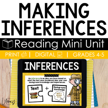 Preview of Making Inferences (Reading Mini Unit) 4th and 5th Grade