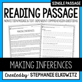 Making Inferences Reading Passage | Printable & Digital