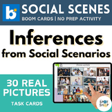 Making Inferences Social Scenarios Real Pictures Boom Cards