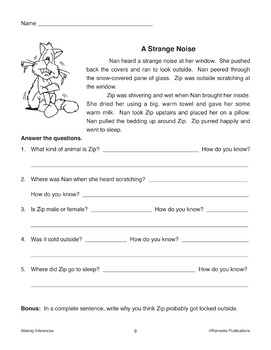Making Inferences: Specific Reading Skills Activities - great for older ...