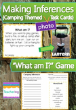 Making Inferences Task Cards {Camping Theme} Picture Match