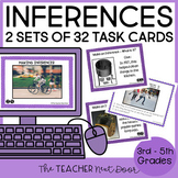 Making Inferences Task Cards Print and Digital - Making In