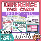 Making Inferences Task Cards Set 2 - Digital and Print Inferencing Activities