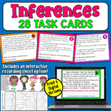 Making Inferences Task Cards in Print and Digital with TpT Easel