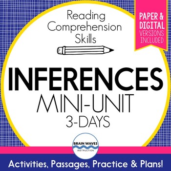 Preview of Making Inferences Lessons and Reading Passages with Inferencing Activities