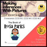 Making Inferences With Pictures Rosa Parks Short Story Rea