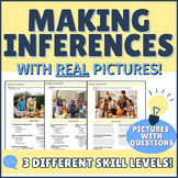 Making Inferences With REAL Pictures | 3 Skill Levels