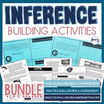 Preview of Making inferences worksheets 3rd grade & 4th grade, 5th,Inferencing activities