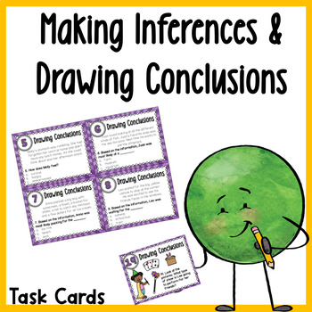 Preview of Making Inferences and Drawing Conclusions Task Cards 2nd Grade Reading Skills