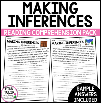 Making Inferences and Drawing Conclusions - Reading Worksheet Pack
