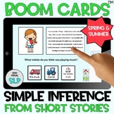 Inference from Short Stories BOOM Cards™️ Spring & Summer 