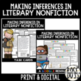 Making Inferences in Literary Nonfiction Task Cards: Print