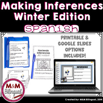 Preview of Making Inferences in SPANISH | Winter Edition - Actividades de inferencia