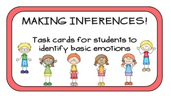 Preview of Making Inferences on Emotions: Group Task Cards
