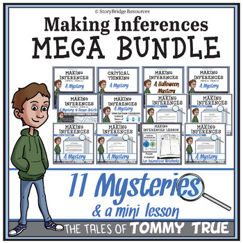 Preview of Making Inferences with Mysteries for Reading Comprehension - Mega Bundle