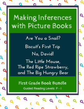 Preview of Making Inferences with Picture Books (First Grade Book Bundle #1) CCSS