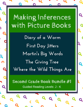 Preview of Making Inferences with Picture Books|Comprehension Strategy|2nd Grade Bundle #1