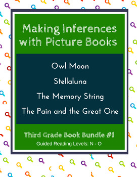 Preview of Making Inferences with Picture Books|Comprehension Strategy|3rd Grade Bundle #3