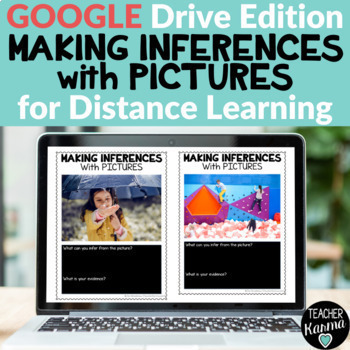 Preview of Making Inferences with Pictures Distance Learning Google Drive