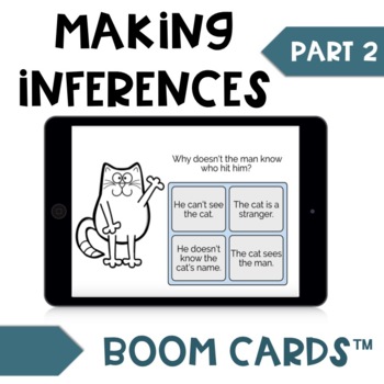 Preview of Making Inferences with Videos: Part 2 | Boom Cards™