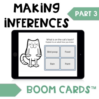 Preview of Making Inferences with Videos: Part 3 | Boom Cards™