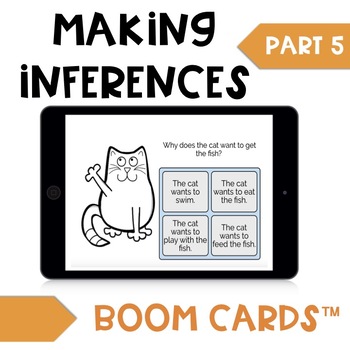 Preview of Making Inferences with Videos: Part 5 | Boom Cards™