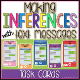 Making Inferences with Text Messages Task Cards