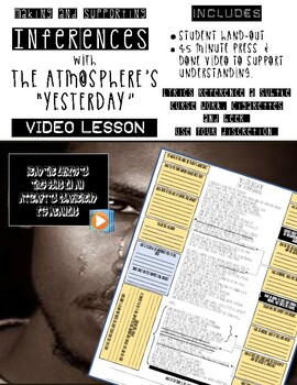 Preview of Making Inferences with The Atmosphere's "Yesterday" Video Lesson