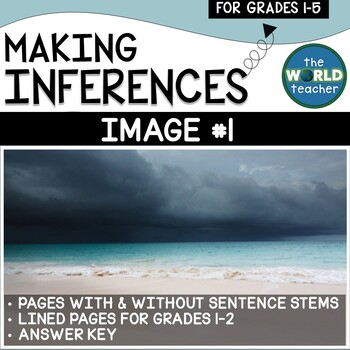 Preview of FREEBIE! Making Inferences from Pictures: Thunderstorm