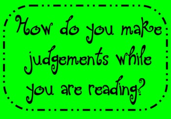 Preview of Making Judgments Flipchart