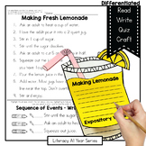 Making Lemonade - Literacy & Craft