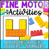 Stem Bin Task Cards. Fine Motor Task Boxes using Building 