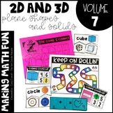 Making Math Fun Volume 7 - 2D & 3D Plane Shapes & Solids