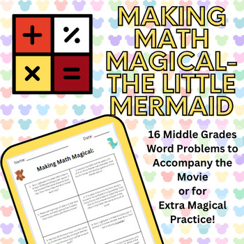 making math magical disney s the little mermaid by rankin s room