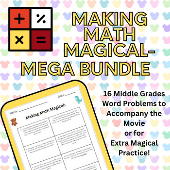 Preview of Making Math Magical-MEGA BUNDLE (After Testing/Movie Day/Disney Week)