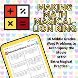 Making Math Magical:The Lion King (After Testing Activity/